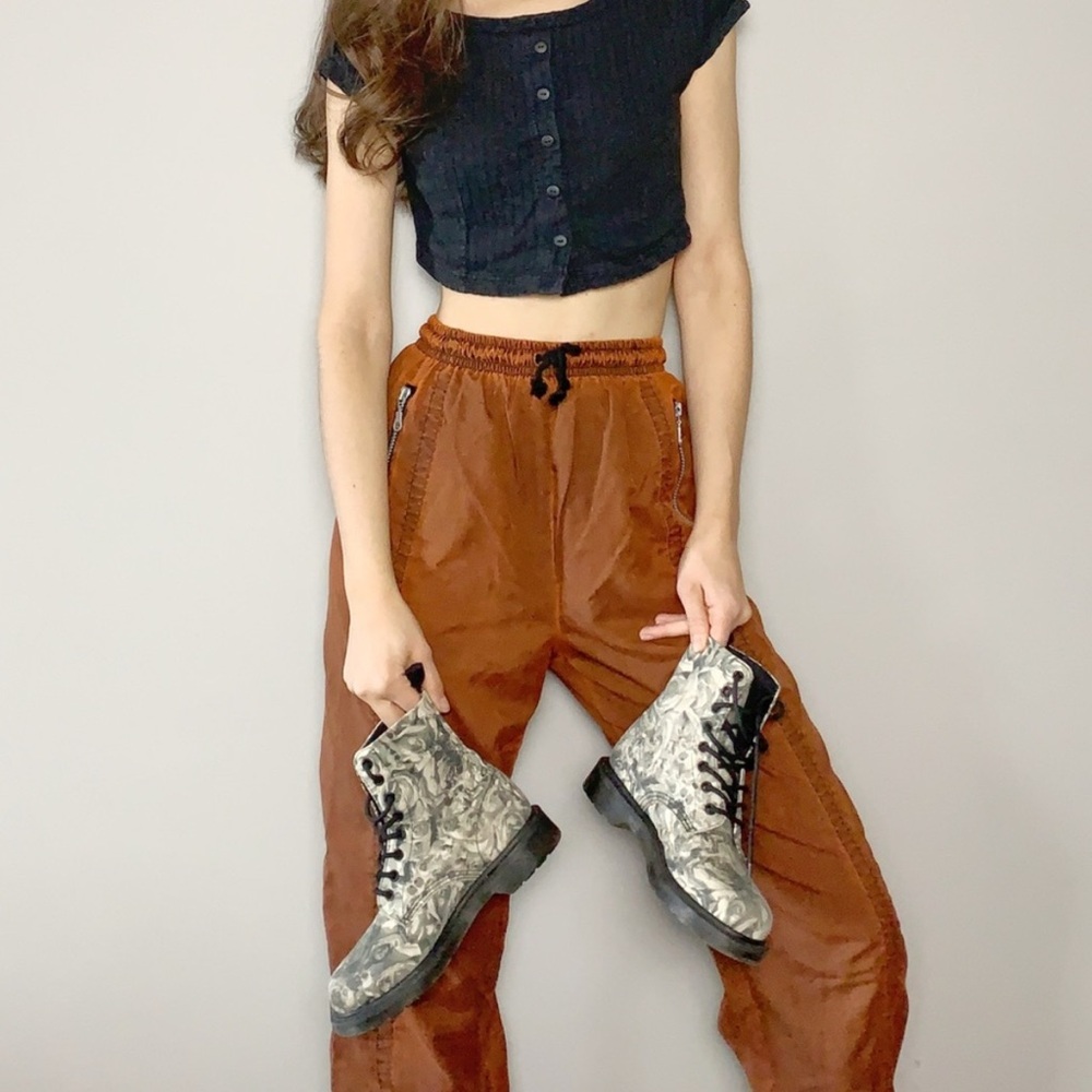 Dr Martens 1460 beckett canvas black grey roses skull boots 8 hole UK4 EU37 US6